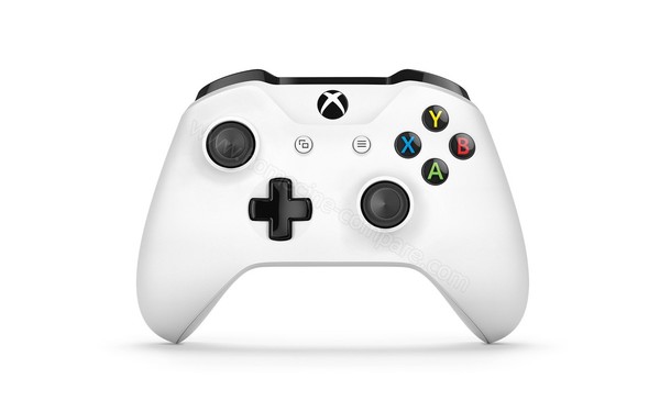 MICROSOFT Xbox One S 500 Go - Manette de jeu - vue de face
