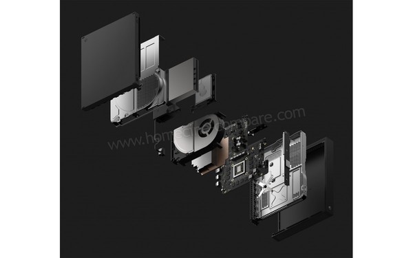MICROSOFT Xbox One X 1 To Shadow of the TR - Vue de l'int&eacute;rieur