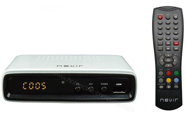 NEVIR NVR-2596TDT2P Blanc - Vue de face