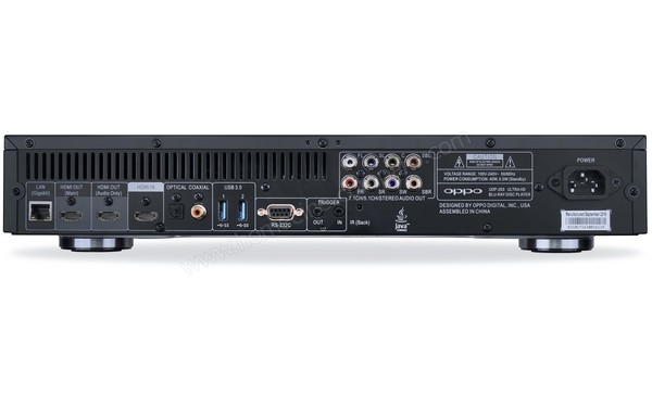 OPPO UDP-203EU - Vue de l'arri&egrave;re