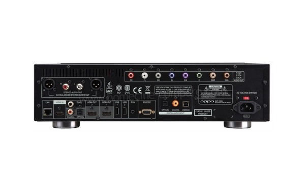 OPPO BDP-105EU Argent - Connectique