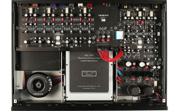 OPPO UDP-205EU - Vue de l'int&eacute;rieur