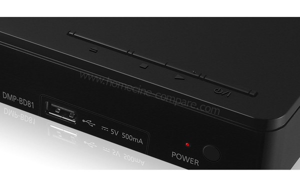 PANASONIC DMP-BD81EG Noir - Zoom sur le c&ocirc;t&eacute; droit
