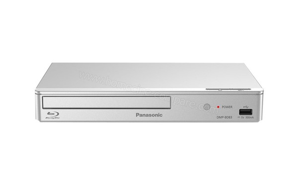 PANASONIC DMP-BD83EG Argent - Vue de face