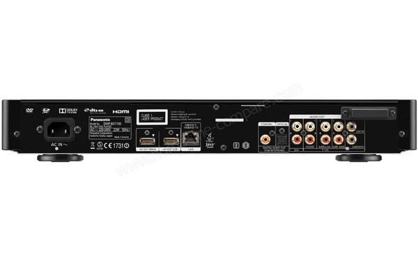 PANASONIC DMP-BDT700EF - Vue de l'arri&egrave;re