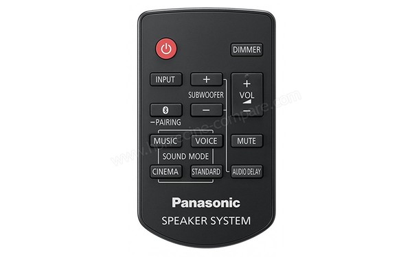 PANASONIC SC-SB10EG - T&eacute;l&eacute;commande