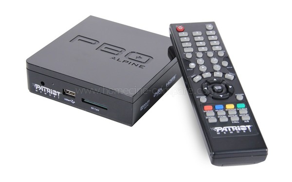 PATRIOT PBO Alpine Media Player - Vue 3/4 droit