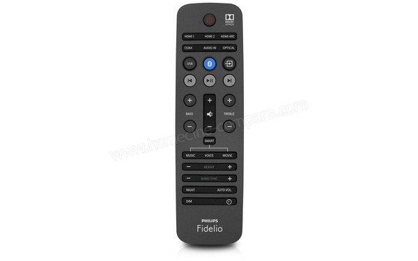 PHILIPS Fidelio B8 - T&eacute;l&eacute;commande