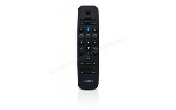 PHILIPS HTL3140B - Vue de la t&eacute;l&eacute;commande