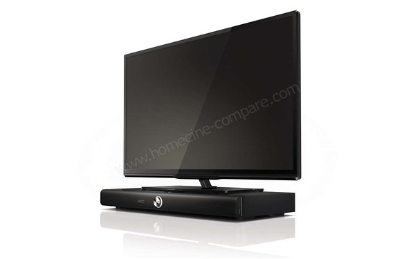 PHILIPS HTL4110B - Vue 3/4 droite avec TV