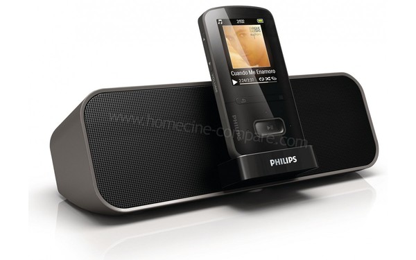 PHILIPS SA3DKV04KN 4 Go - Vue 3/4 gauche