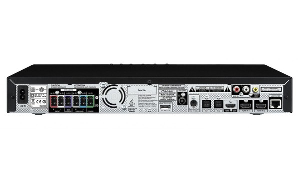 PIONEER BCS-727 - Vue arri&egrave;re + connectique