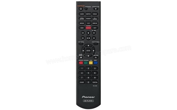 PIONEER BDP-160-K - T&eacute;l&eacute;commande