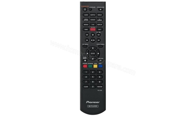 PIONEER BDP-160-S - T&eacute;l&eacute;commande