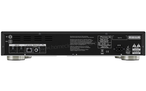 PIONEER BDP-450 - Connectique