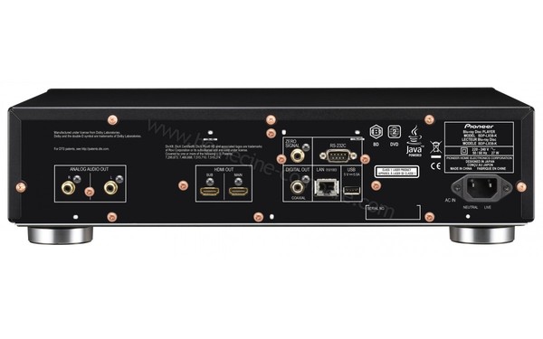 PIONEER BDP-LX58-K - Vue de l'arri&egrave;re