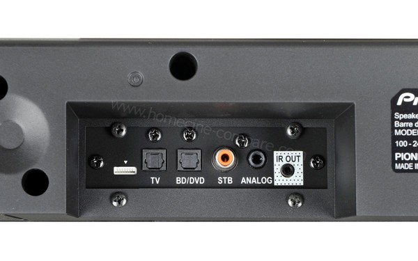 PIONEER SBX-300 - Connectique