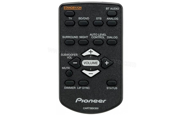 PIONEER SBX-B30 - T&eacute;l&eacute;commande