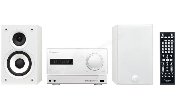 PIONEER X-CM52BT-W - Vue de face