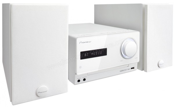 PIONEER X-CM52BT-W - Vue 3/4 gauche