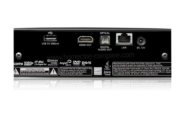 SAMSUNG BD-ES5000 - Connectique