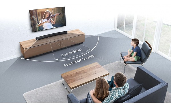 SAMSUNG HW-MS6500 - Barre de son incurv&eacute;e