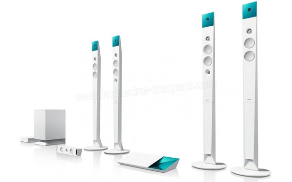 SONY BDV-N9100W Blanc - Vue 3/4 droit