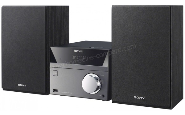 SONY CMT-S40D - Vue 3/4 droite