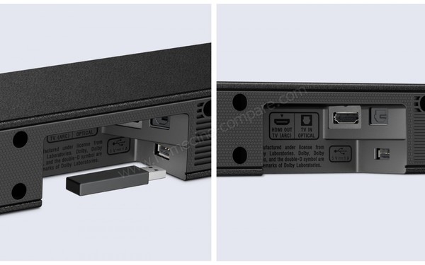 SONY HT-CT290 - Connectique