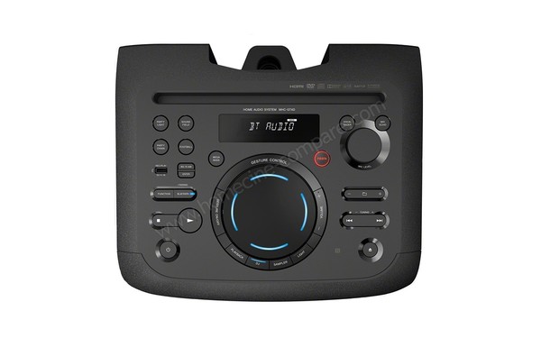 SONY MHC-GT4D - Panneau de commandes