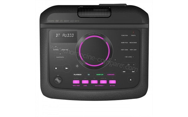 SONY MHC-V77DW - Panneau de commandes