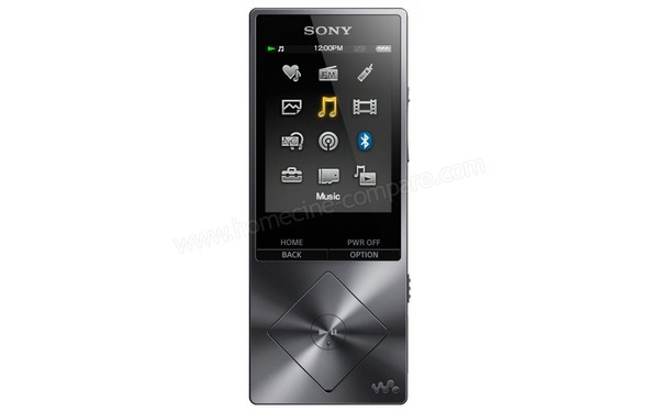 SONY NW-A25HNB 16 Go - Vue de face