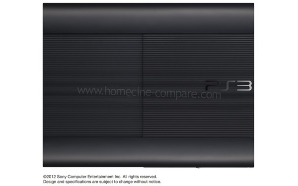 SONY PS3 Ultra Slim 12 Go GT5 R&C - Vue de dessus