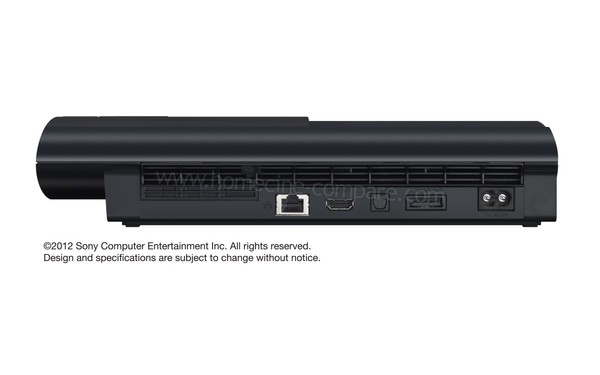 SONY PS3 Ultra Slim 500 Go GOW4 - Vue arri&egrave;re