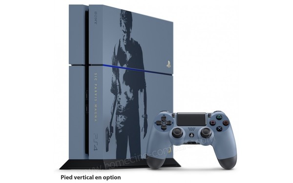SONY PS4 1 To Uncharted 4 Edition limit&eacute;e - Vue 3/4 gauche
