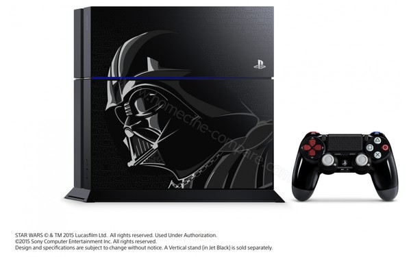SONY PS4 1 To Star Wars Battlefront Edition limit&eacute;e - Vue de face - position verticale