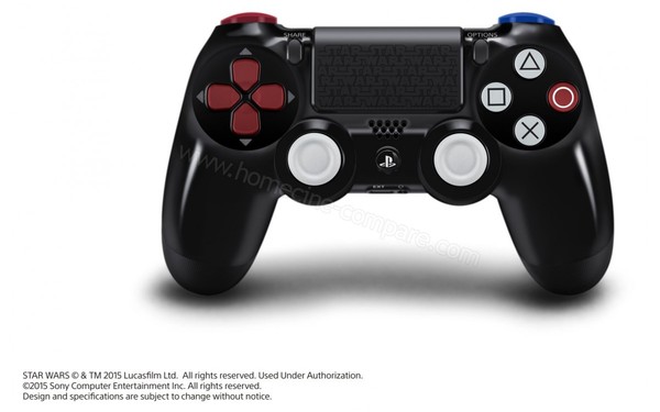 SONY PS4 1 To Star Wars Battlefront Edition limit&eacute;e - Vue de face - Manette personnalis&eacute;e