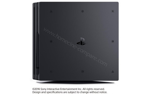 SONY PS4 Pro 1 To GT Sport Imports EU - Vue du dessous