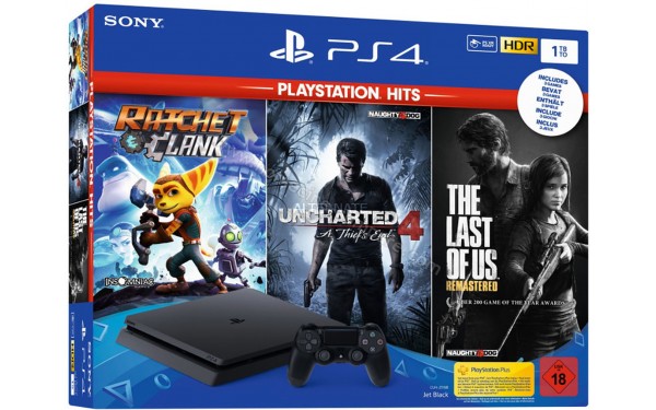 SONY PS4 Slim 1 To RC U4 TLOU - Pack