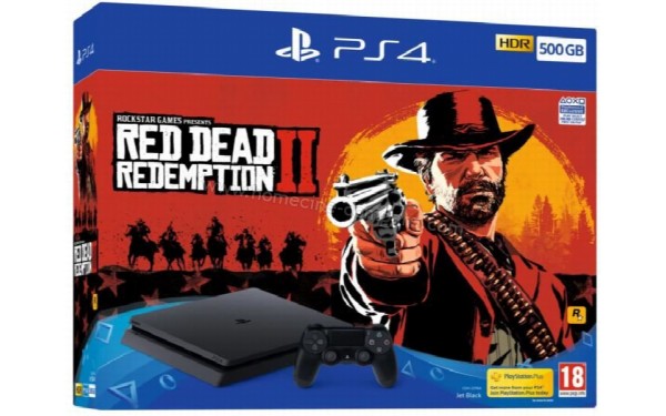 SONY PS4 Slim 500 Go RD Redemption 2 Imports EU - Pack