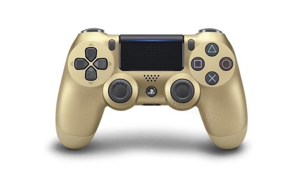 SONY PS4 Slim Blanche 500 Go Manette Or - Manette sans fil DualShock 4 or