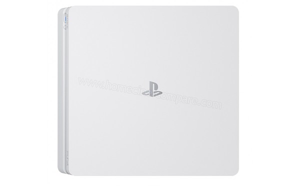 SONY PS4 Slim Blanche 500 Go - Vue du dessus