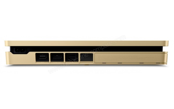 SONY PS4 Slim Or 500 Go - Vue de l'arri&egrave;re