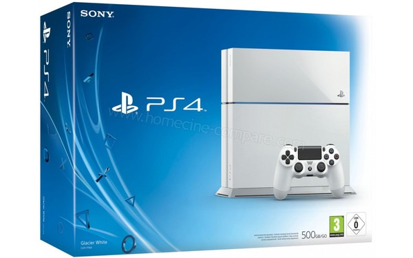 SONY PS4 Blanche - Packaging