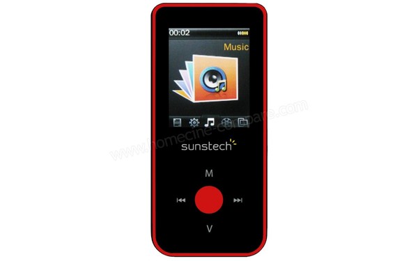 SUNSTECH Celeste 4 Go Rouge - Vue de face