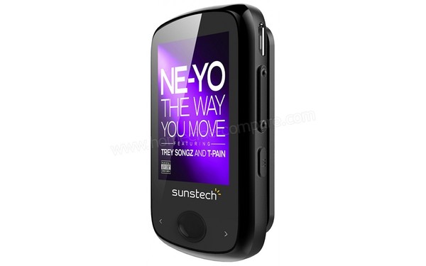 SUNSTECH Ibiza 8 Go Noir - Vue 3/4 droite