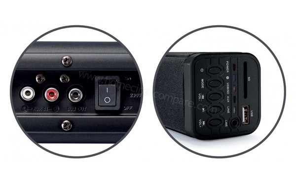THOMSON SB250BT - Connectique
