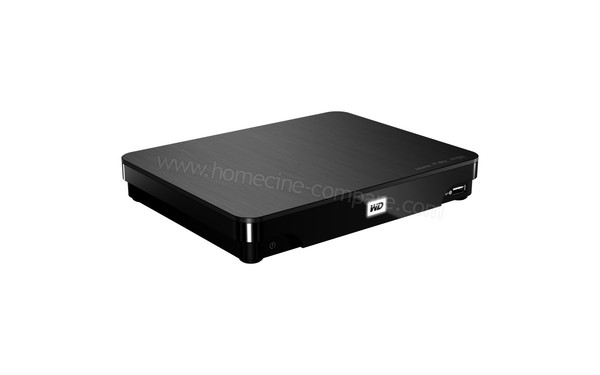 WESTERN DIGITAL WD TV Live Hub 500 Go - Vue 3/4 gauche par le dessus
