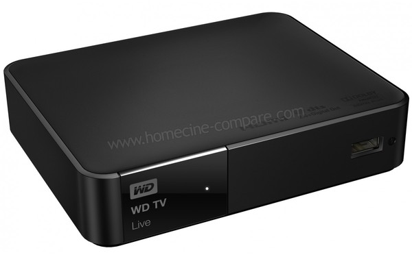 WESTERN DIGITAL WD TV Live WiFi - Vue 3/4 gauche-dessus