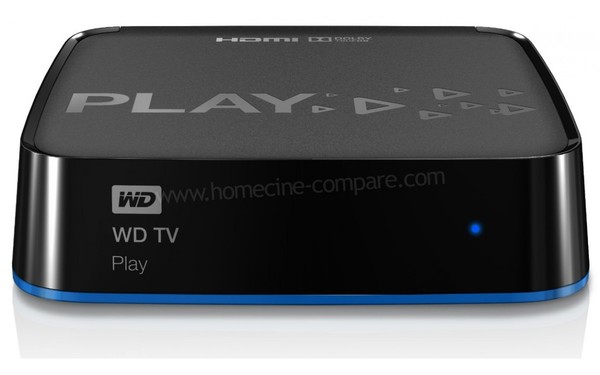 WESTERN DIGITAL WD TV Play - Vue de face/dessus